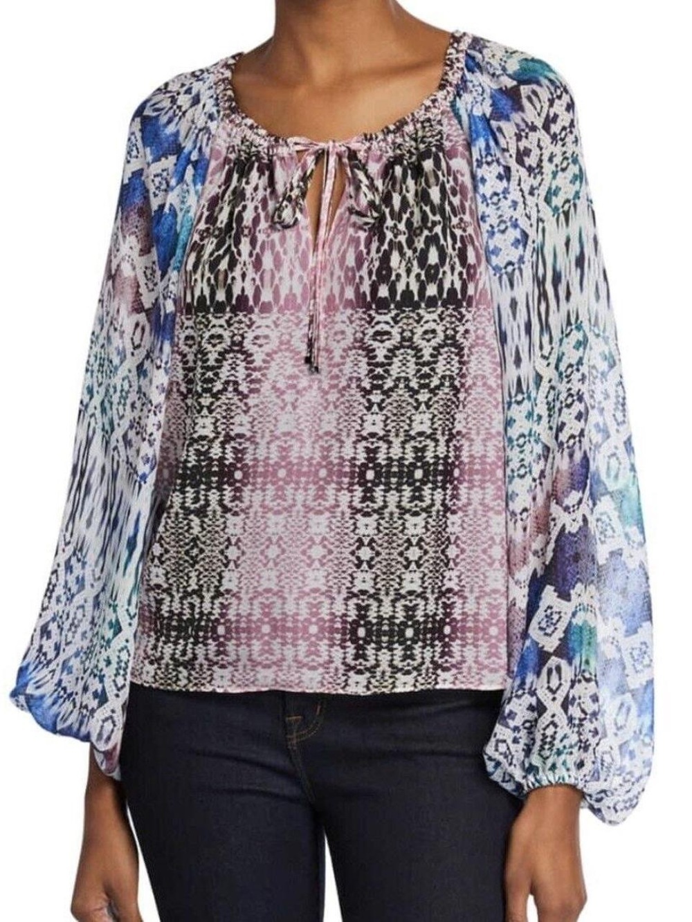 Ramy Brook Kayden Silk Blouse Size Medium